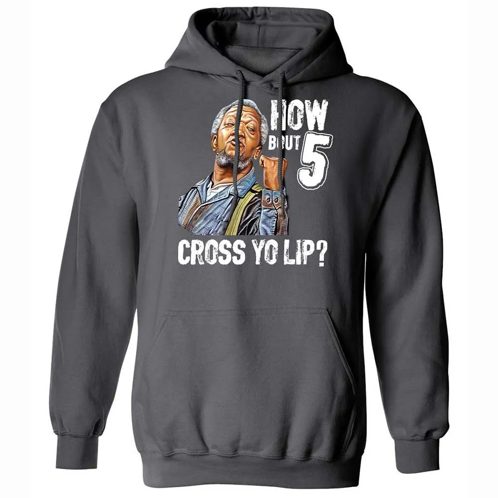 How bout 5 cross yo lip - Charcoal - 8