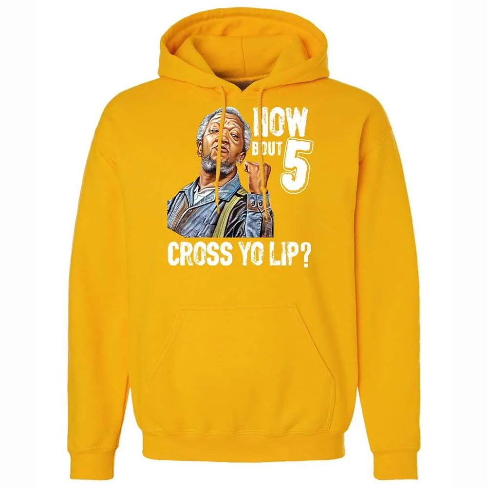 How bout 5 cross yo lip - Gold - 15