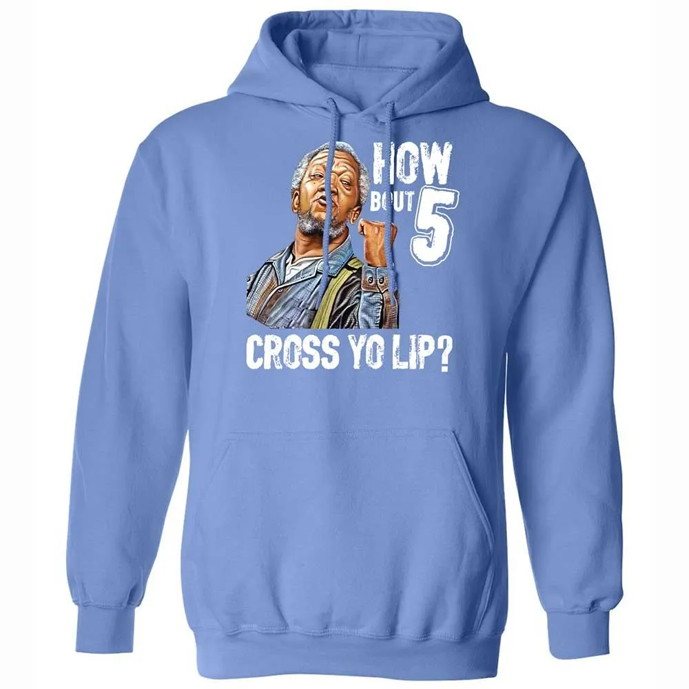 How bout 5 cross yo lip - Carolina Blue - 16