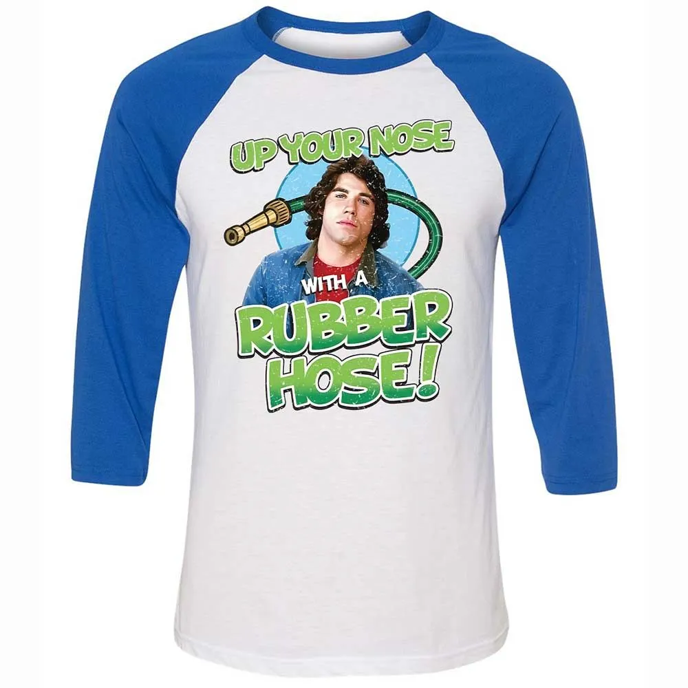 Unisex 3/4 Baseball Tee - WWCU3WPR - White/True Royal - 10