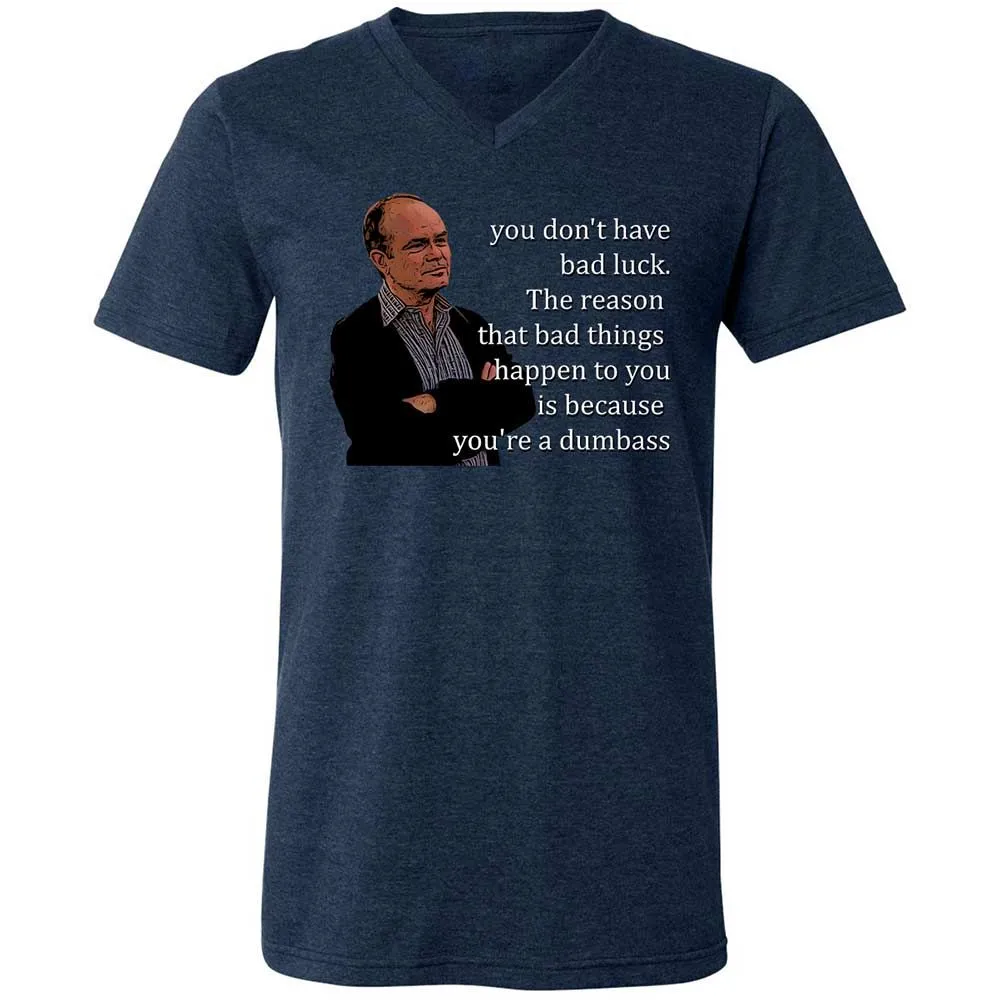 Unisex V-Neck T-Shirt - MBPPU8Y6 - Heather Navy - 3