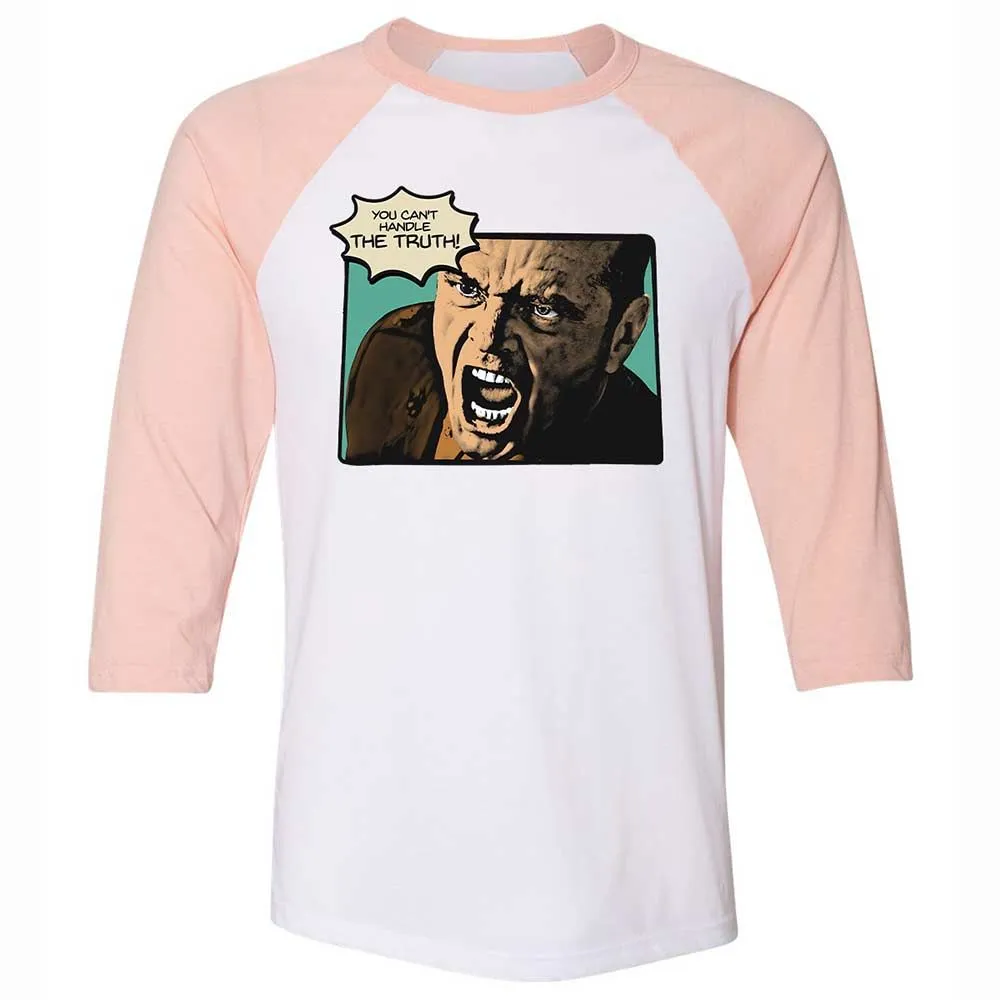 You Can't Handle The Truth - White/Heather Peach - 5