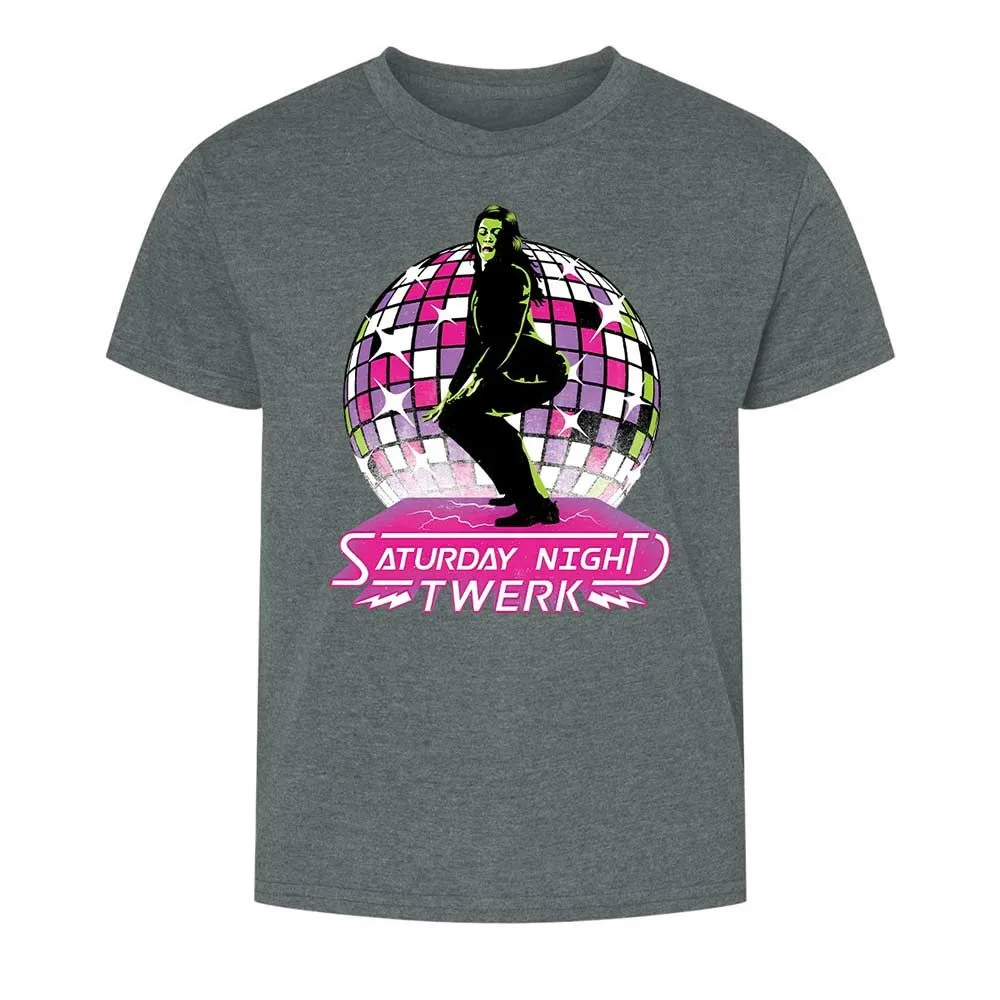 Saturday Night Twerk - Dark Heather - 16