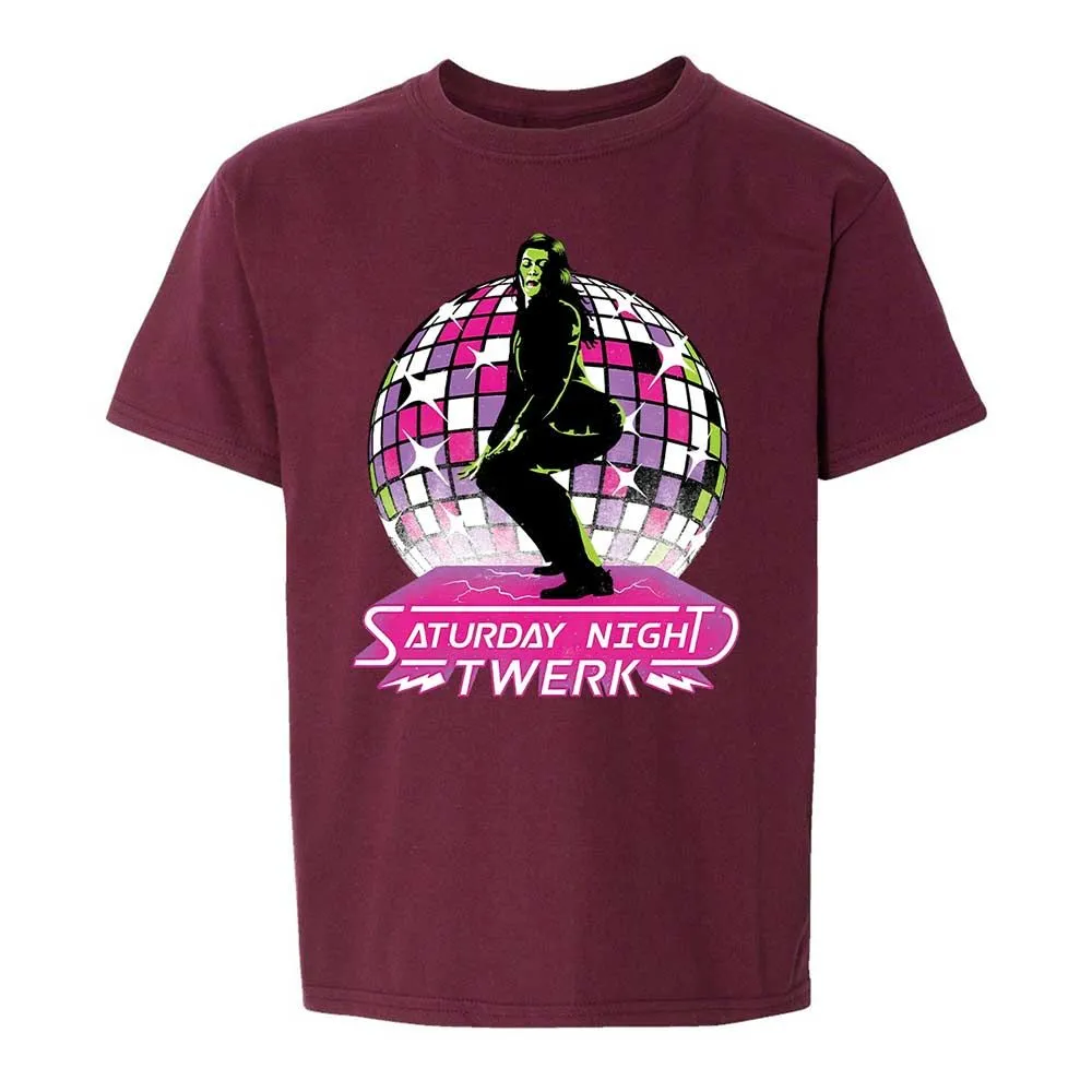 Saturday Night Twerk - Maroon - 19