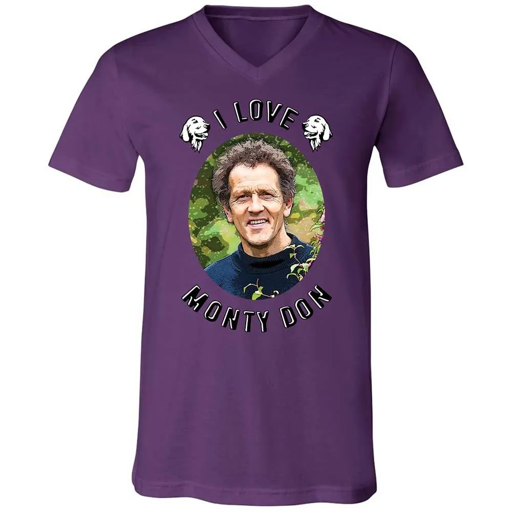 Unisex V-Neck T-Shirt - CYMSC1CV - Team Purple - 10