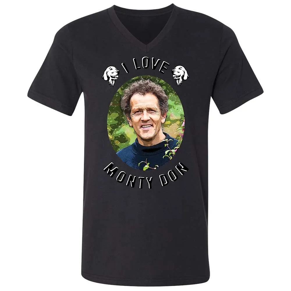 Unisex V-Neck T-Shirt - CYMSC1CV - Black - 11