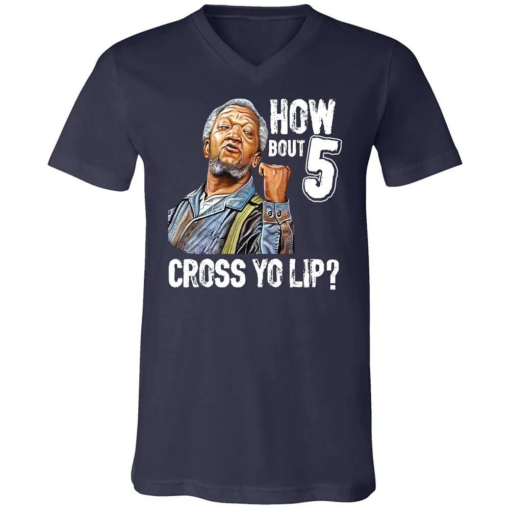 How bout 5 cross yo lip - Navy - 2