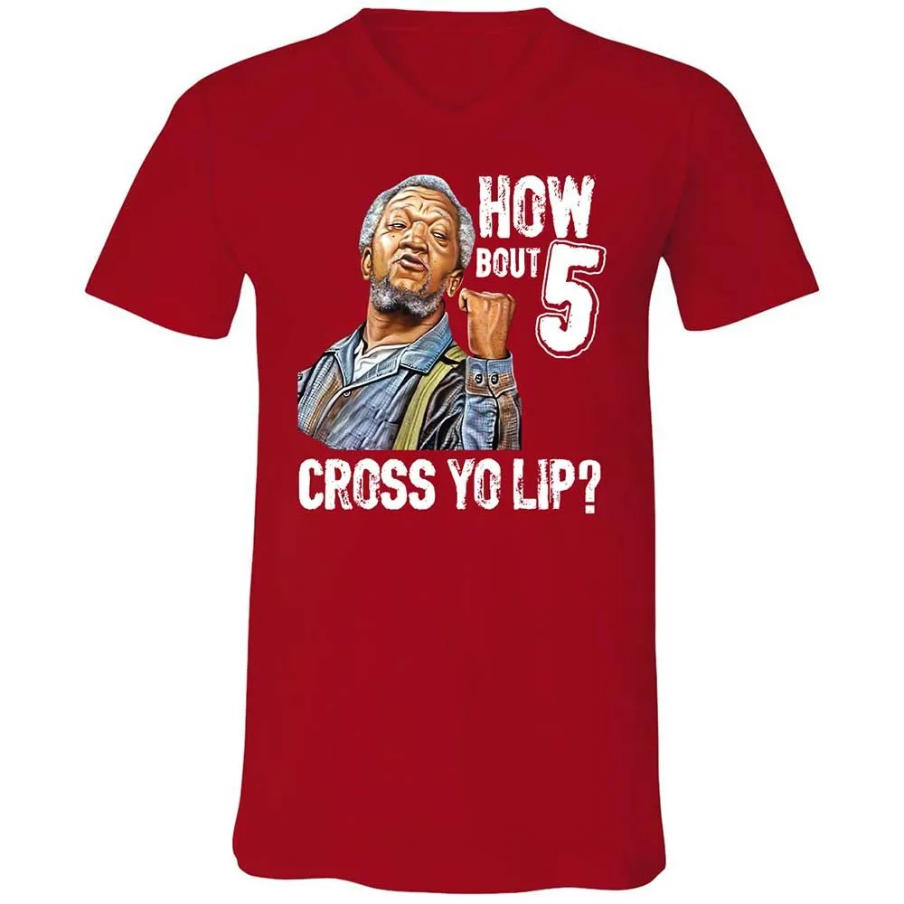 How bout 5 cross yo lip - Red - 6