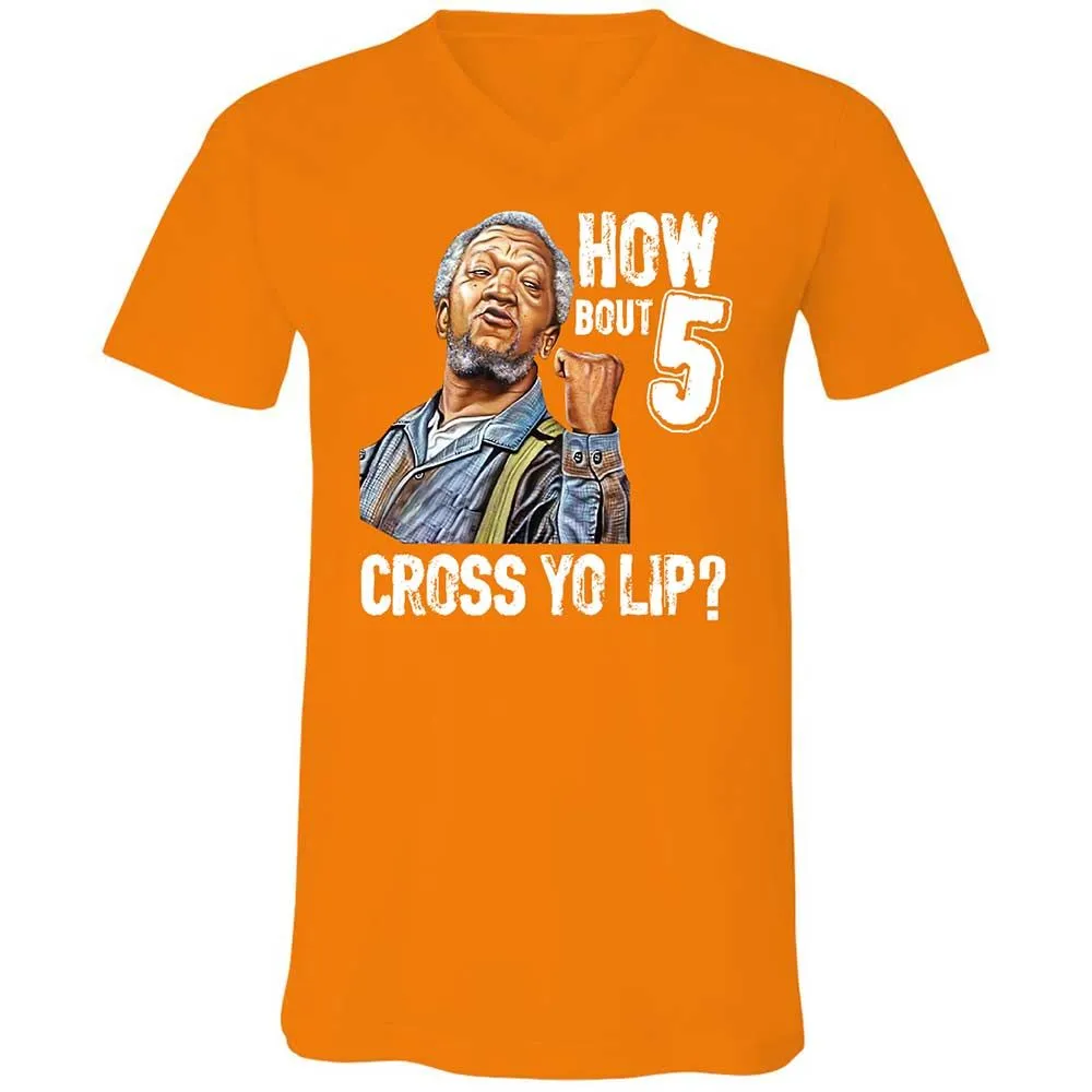 How bout 5 cross yo lip - Orange - 12