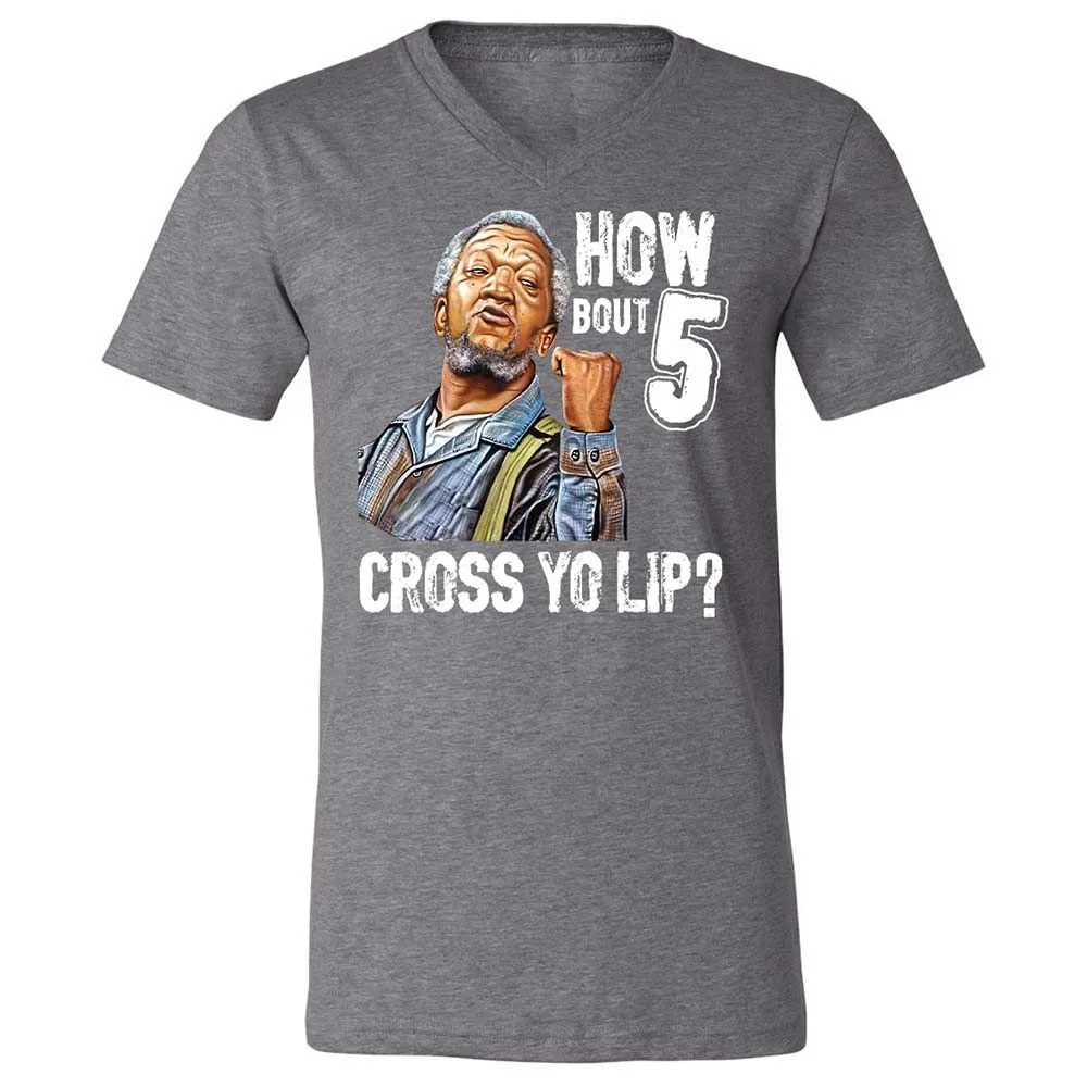 How bout 5 cross yo lip - Deep Heather - 14