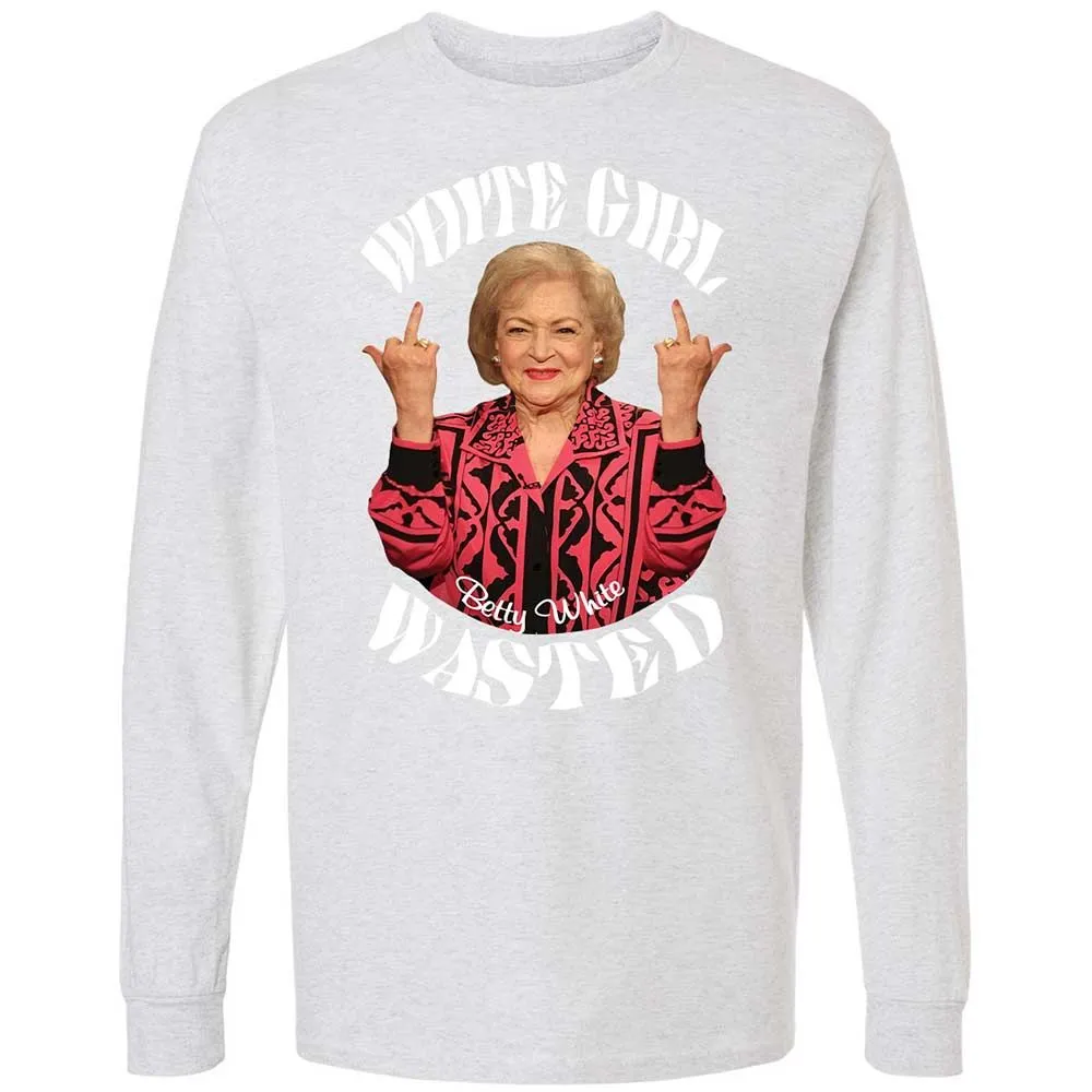 Long Sleeve T-Shirt - GLRTY32G - Ash - 14