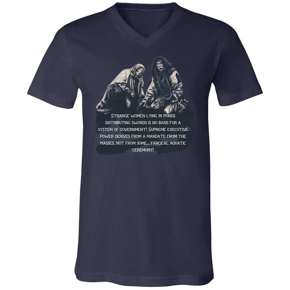 Unisex V-Neck T-Shirt - DT2AFJS4 - Navy - 12