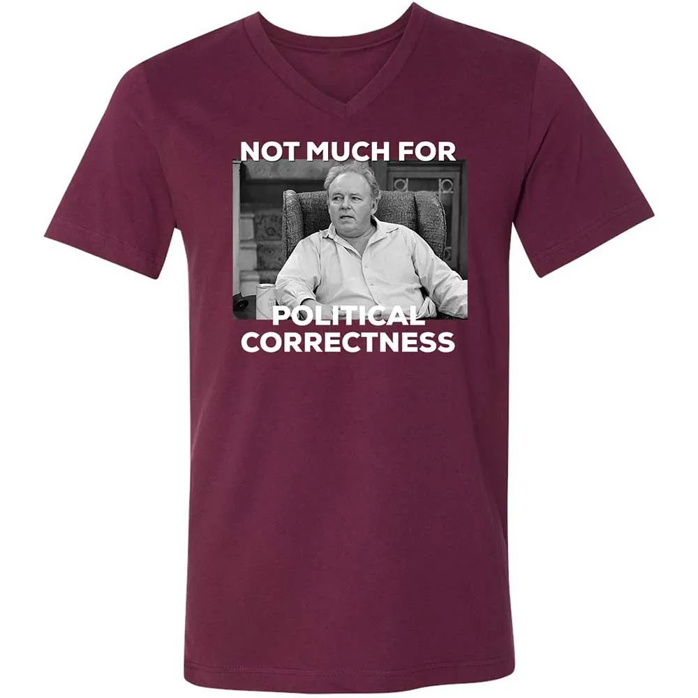 Unisex V-Neck T-Shirt - Y8H831RQ - Maroon - 8