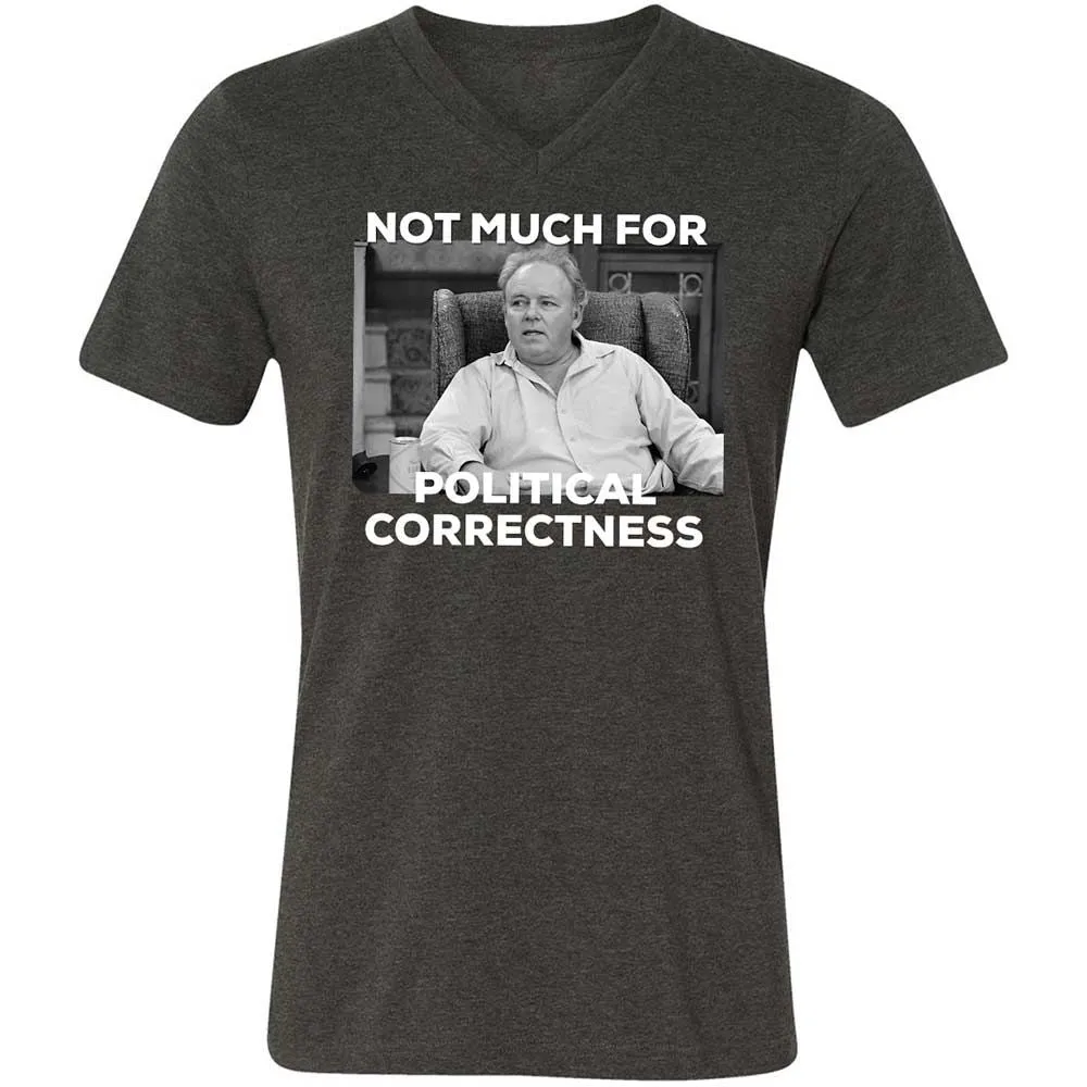 Unisex V-Neck T-Shirt - Y8H831RQ - Dark Grey Heather - 9