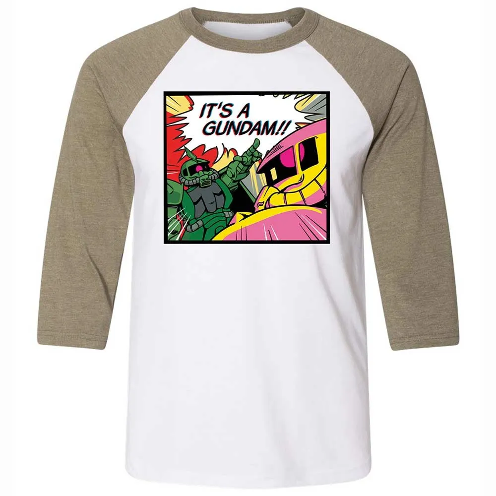 It's a Gundam - White/Heather Olive - 4
