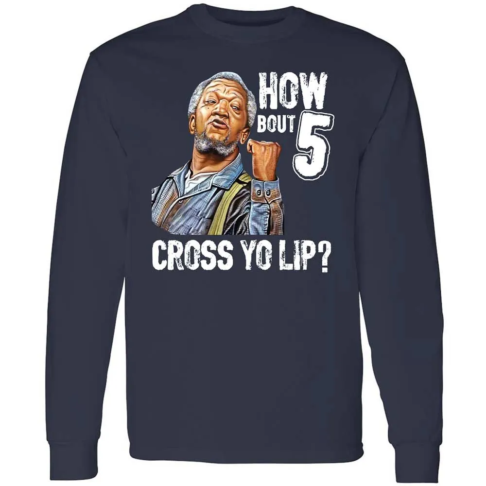 How bout 5 cross yo lip - Navy - 2
