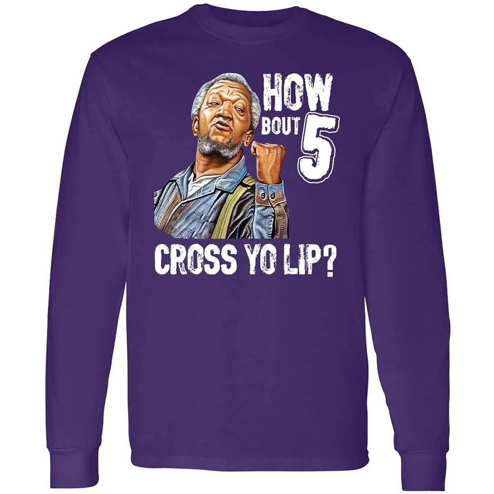 How bout 5 cross yo lip - Purple - 12