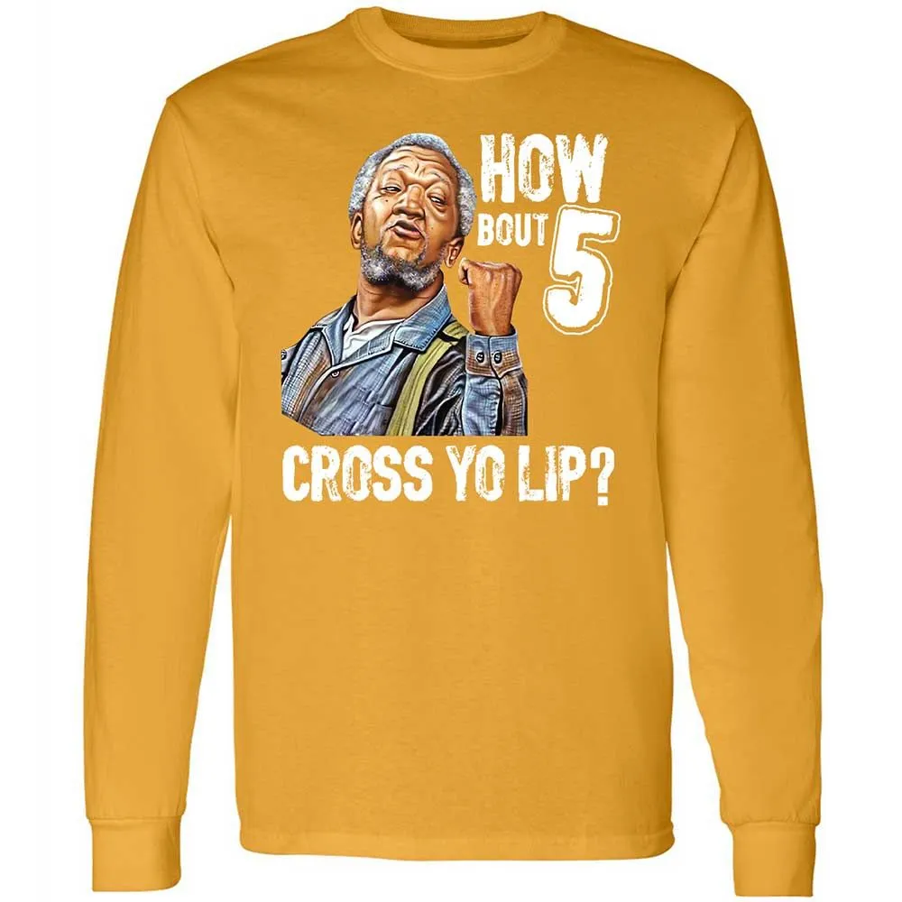How bout 5 cross yo lip - Gold - 13