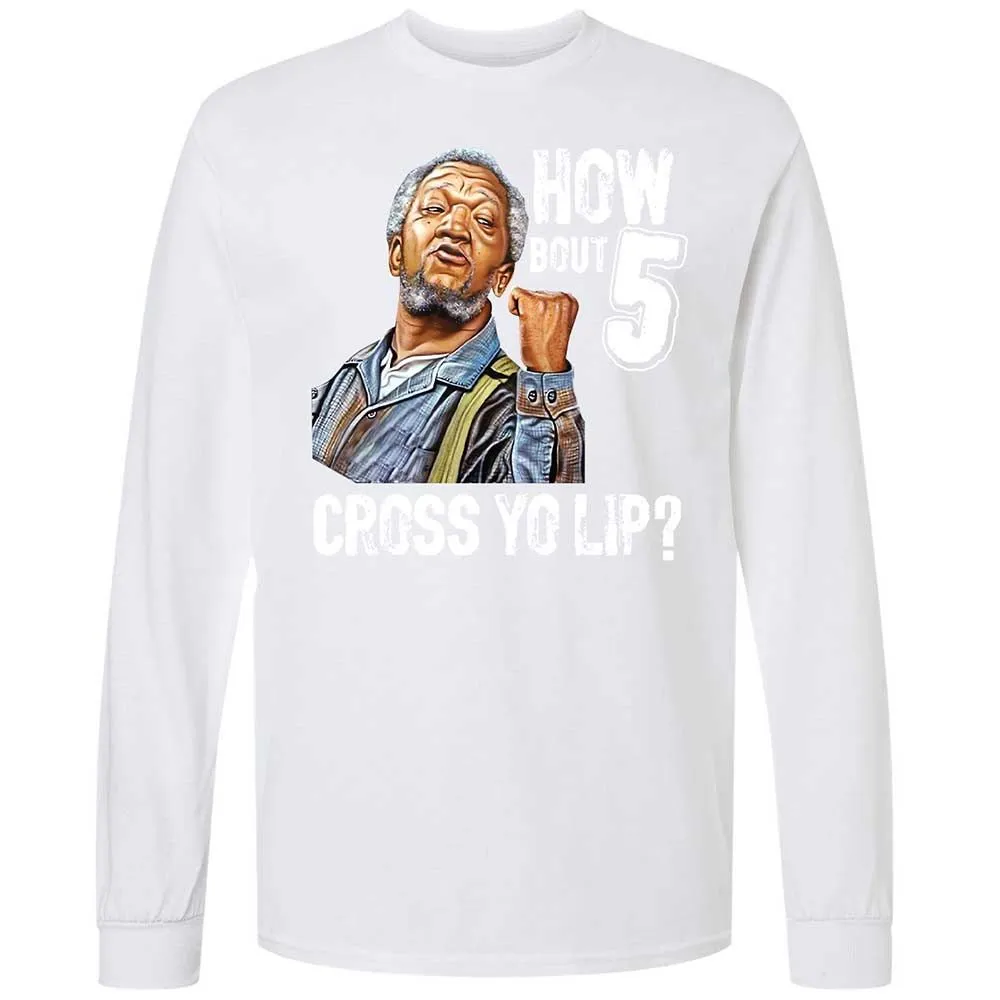 How bout 5 cross yo lip - White - 17