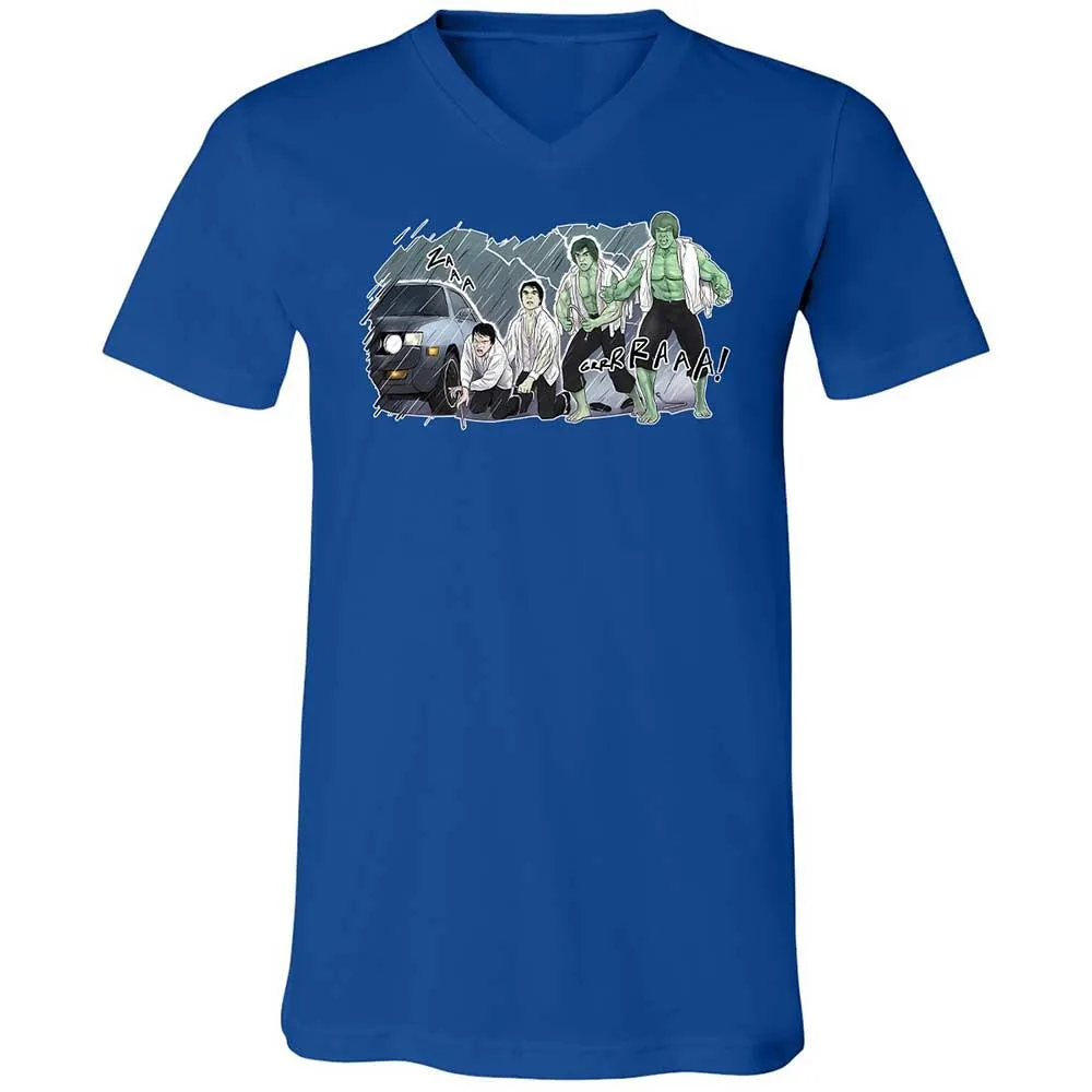 Unisex V-Neck T-Shirt - 3XU1VDUN - True Royal - 3