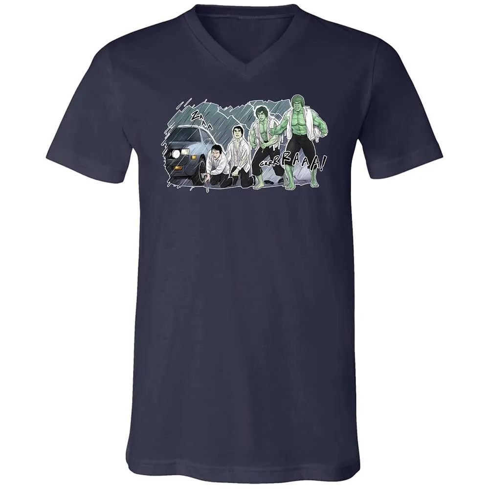 Unisex V-Neck T-Shirt - 3XU1VDUN - Navy - 12