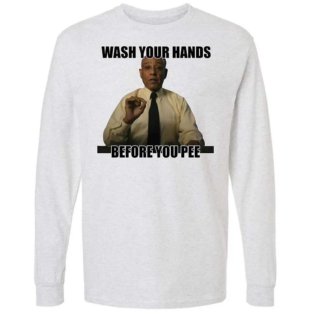 Long Sleeve T-Shirt - 1TYQW8LG - Ash - 2