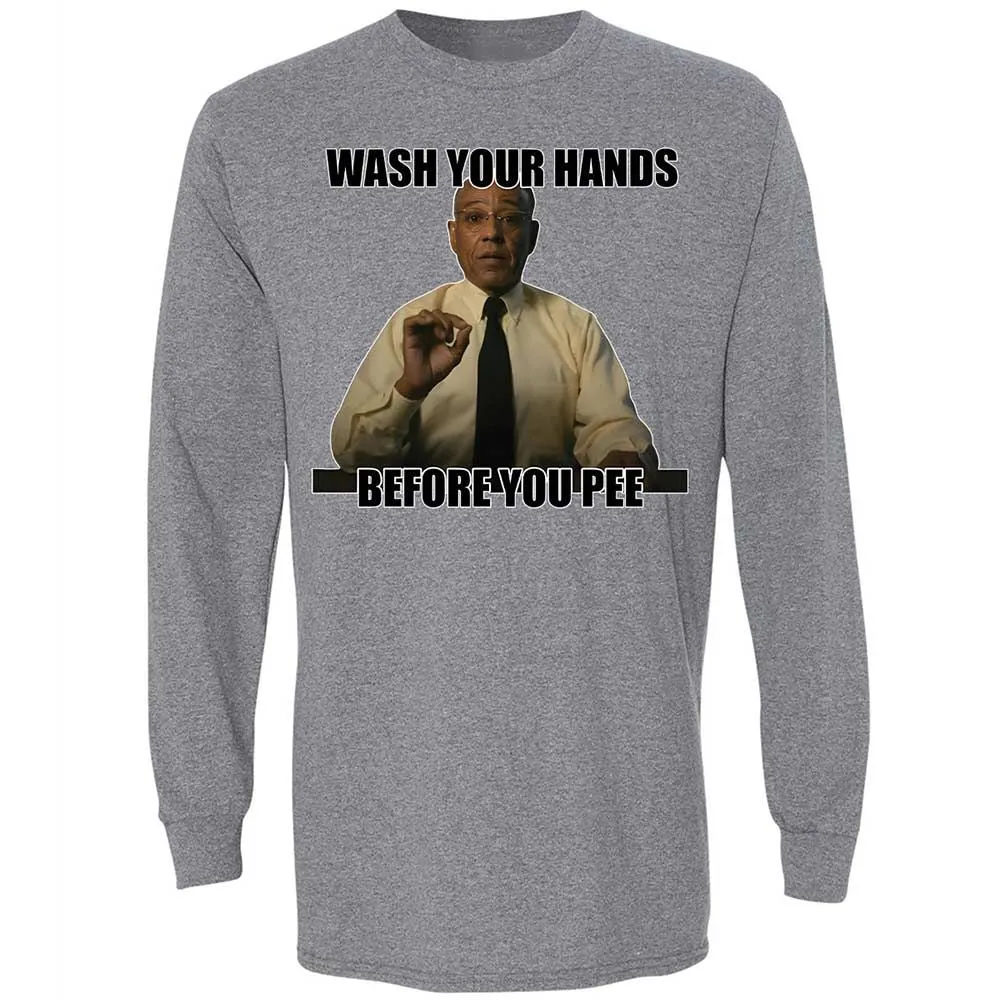 Long Sleeve T-Shirt - 1TYQW8LG - Graphite Heather - 18