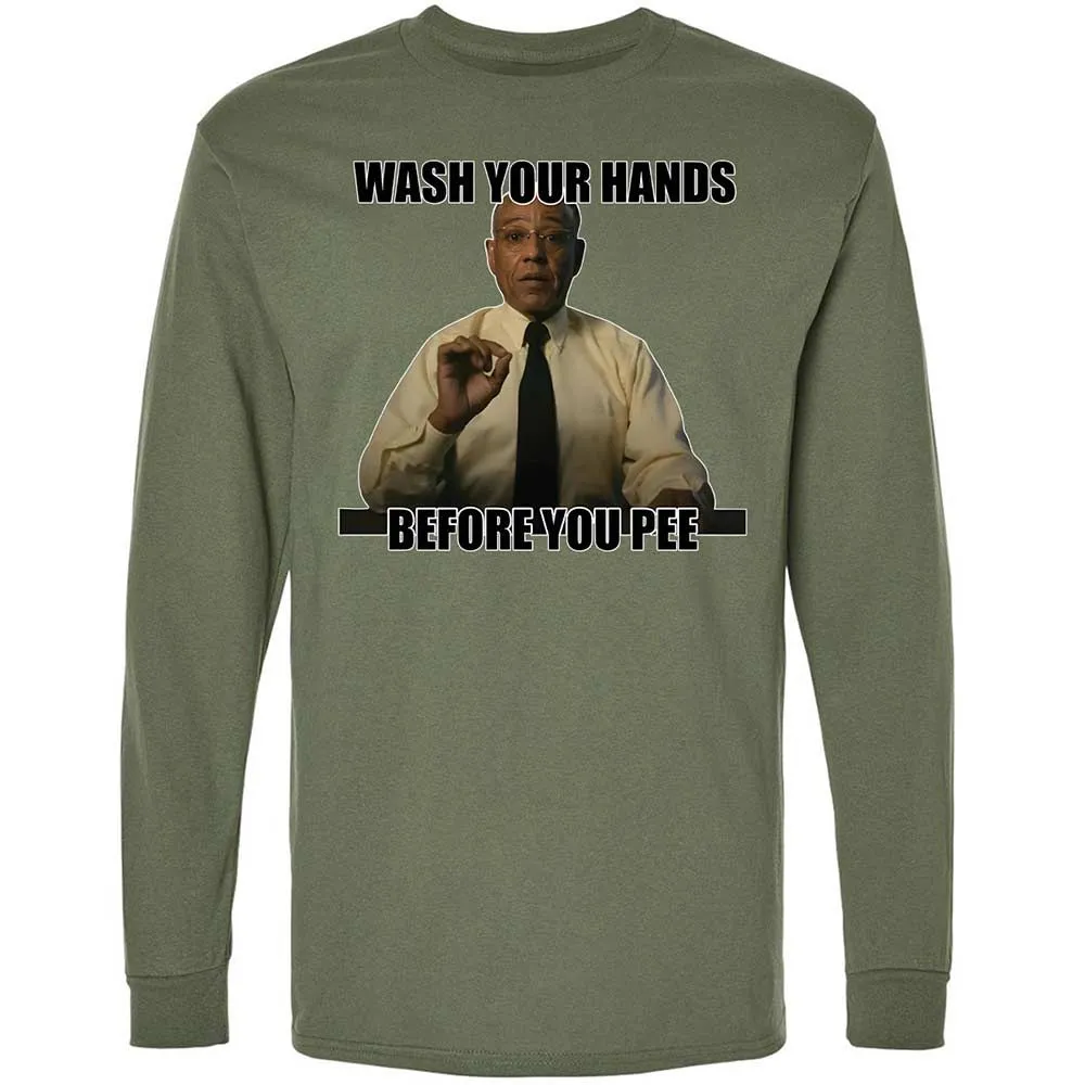 Long Sleeve T-Shirt - 1TYQW8LG - Military Green - 19