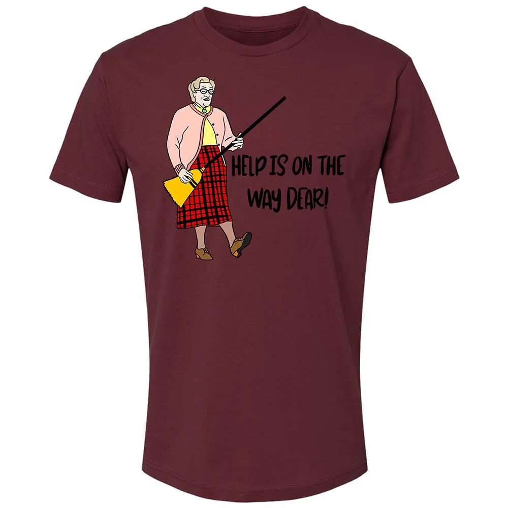 Help is on the way dear - Maroon - 19