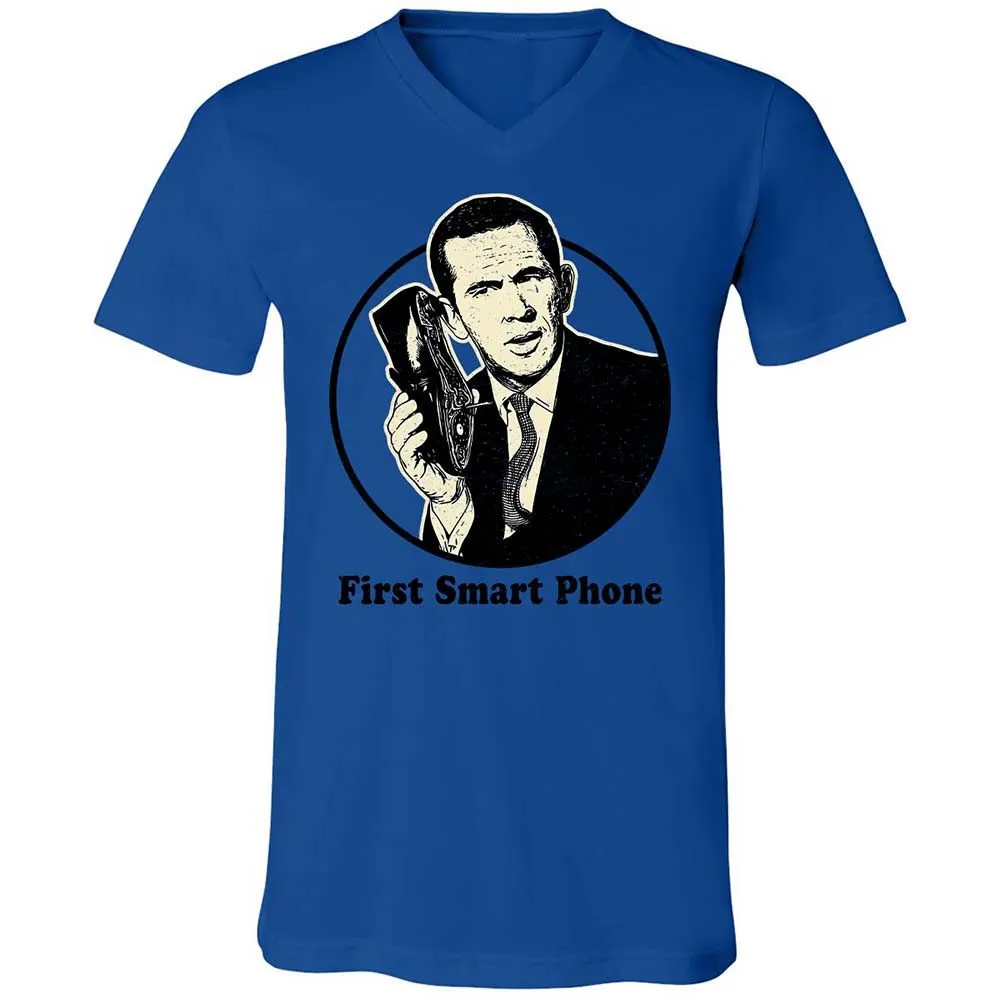 Unisex V-Neck T-Shirt - CG87UUPW - True Royal - 3