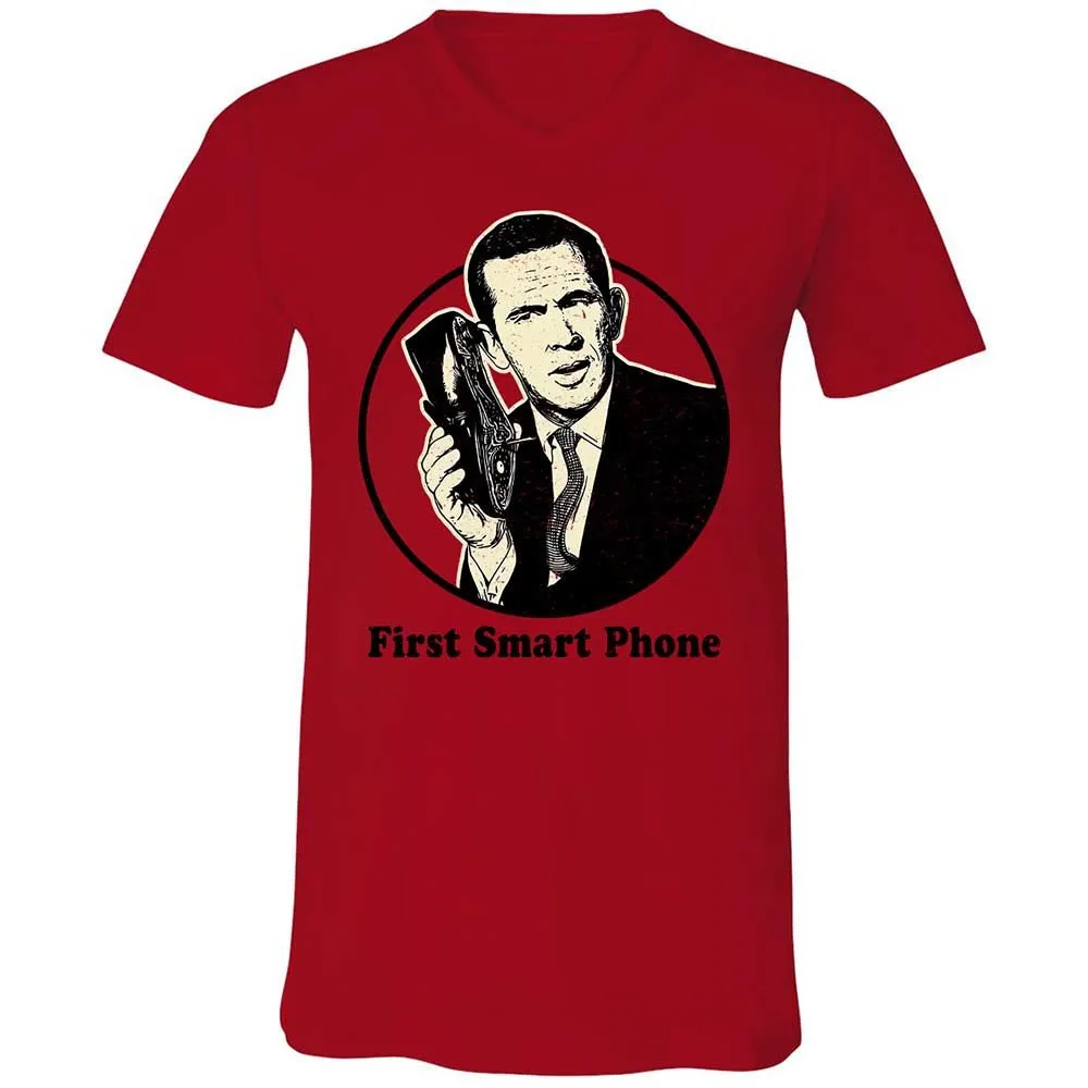 Unisex V-Neck T-Shirt - CG87UUPW - Red - 5