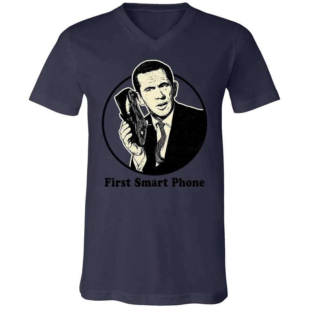 Unisex V-Neck T-Shirt - CG87UUPW - Navy - 12