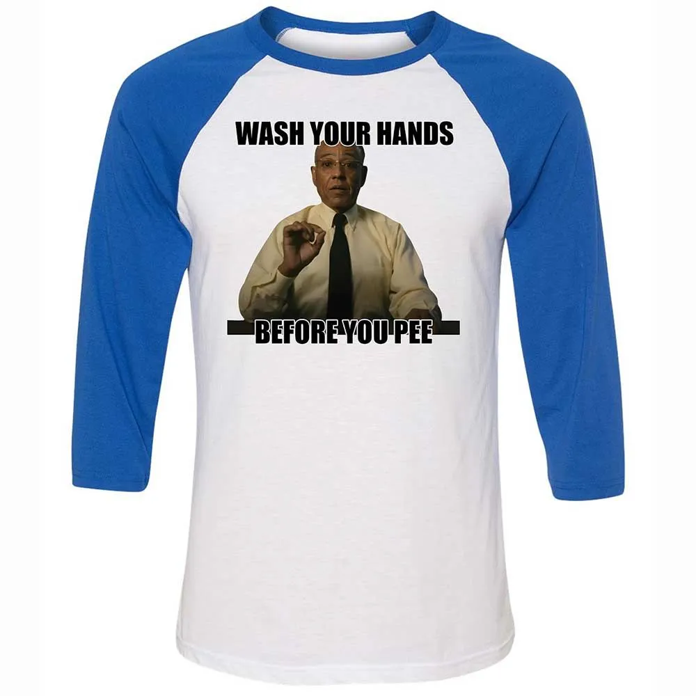 Unisex 3/4 Baseball Tee - TTJ2FVWZ - White/True Royal - 10
