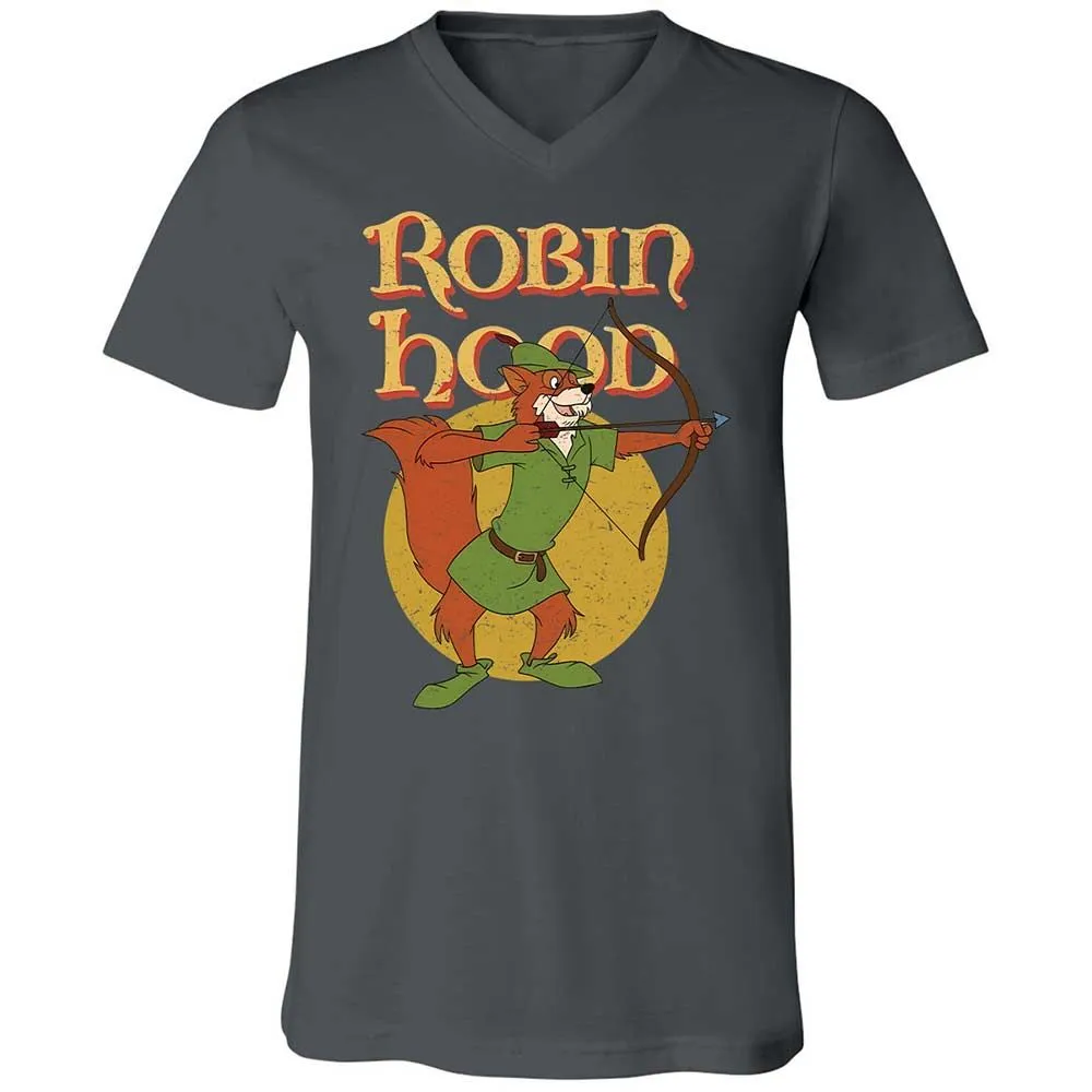 Unisex V-Neck T-Shirt - 74LK12LN - Asphalt - 16