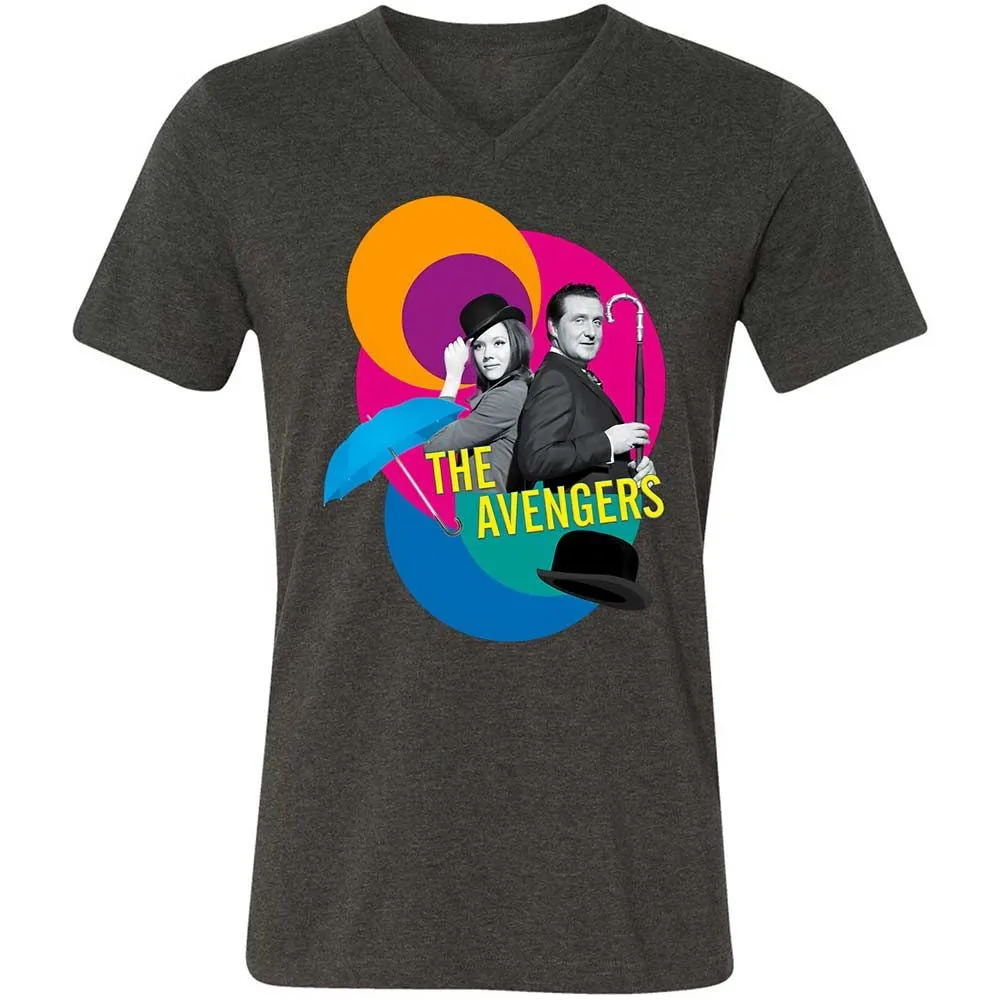 Unisex V-Neck T-Shirt - ZZ2HD8V6 - Dark Grey Heather - 9