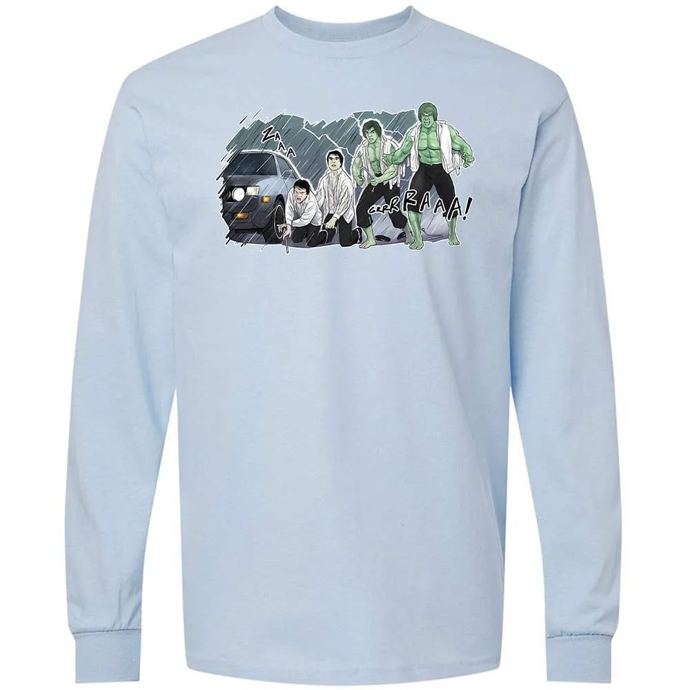 Long Sleeve T-Shirt - ZEGL7C46 - Light Blue - 4