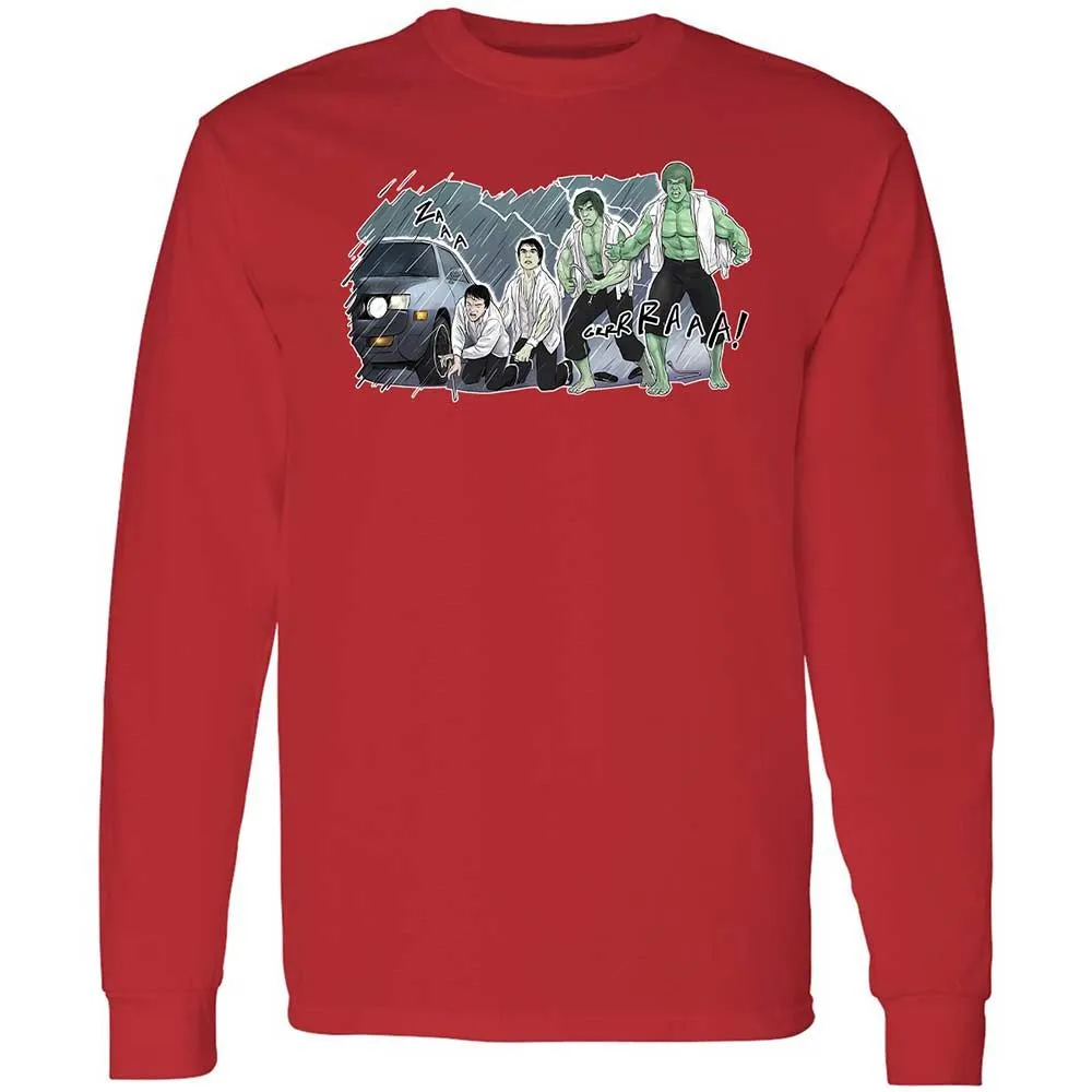 Long Sleeve T-Shirt - ZEGL7C46 - Red - 8