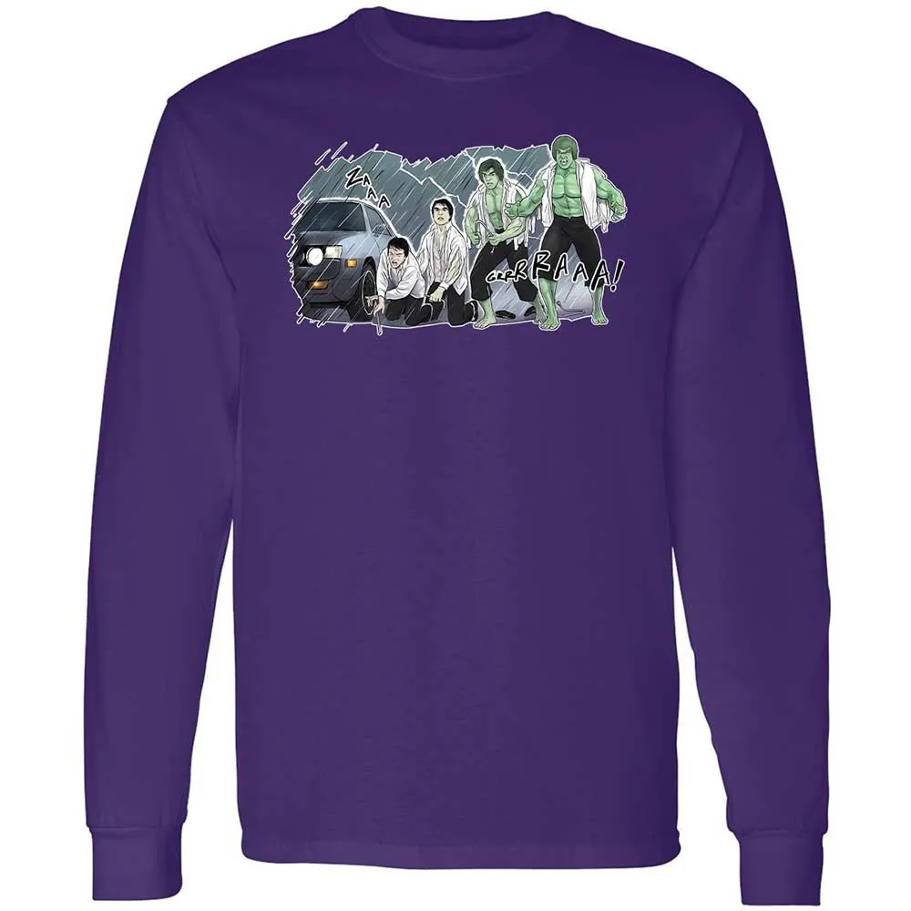 Long Sleeve T-Shirt - ZEGL7C46 - Purple - 9