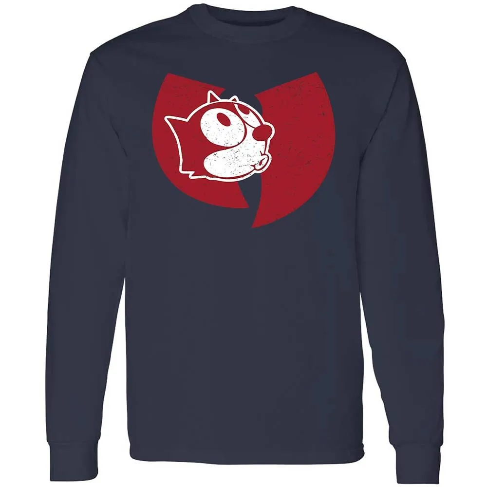Long Sleeve T-Shirt - YFQ2M85F - Navy - 2