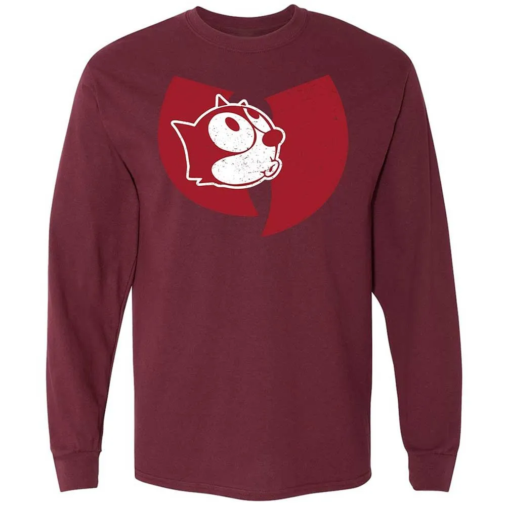 Long Sleeve T-Shirt - YFQ2M85F - Maroon - 6