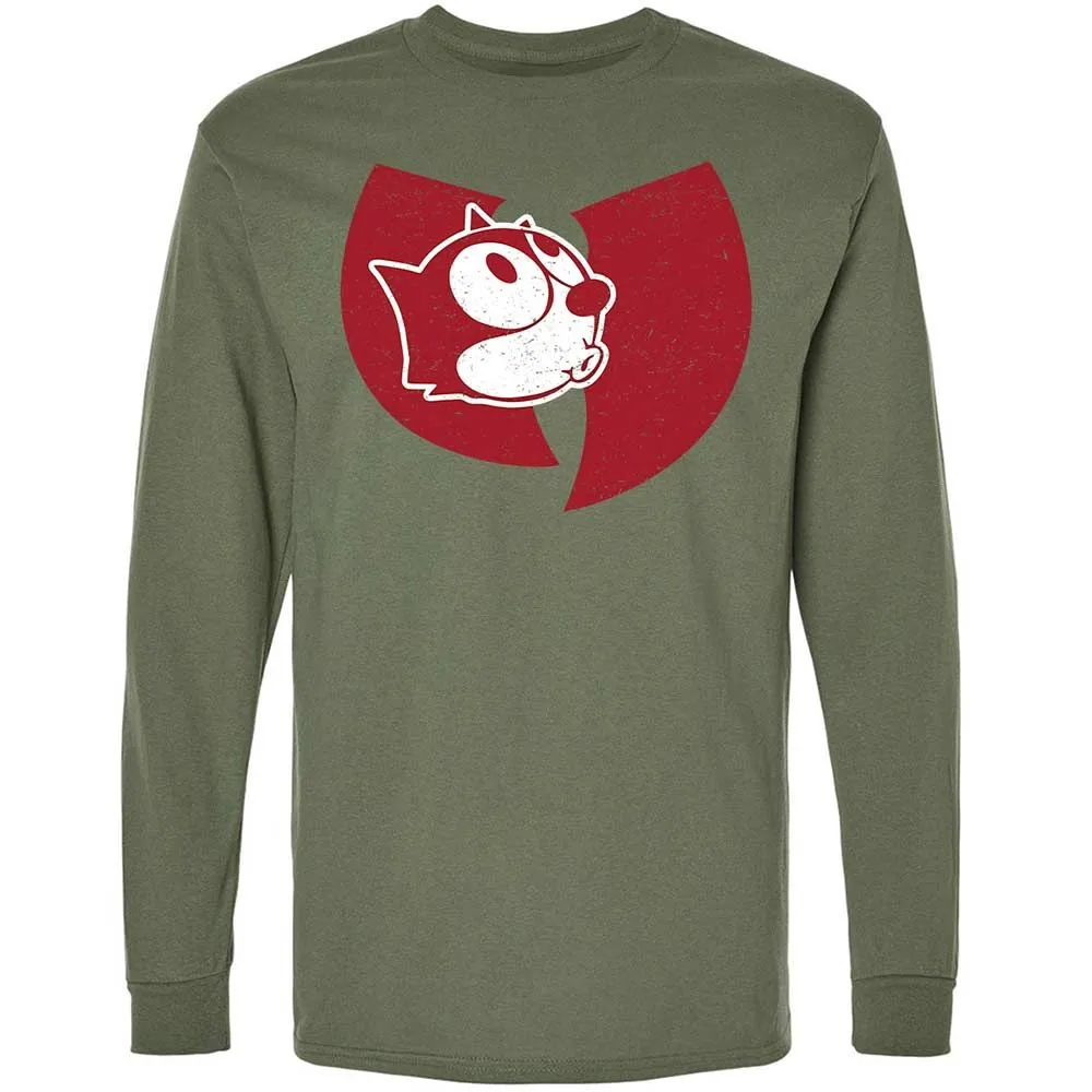 Long Sleeve T-Shirt - YFQ2M85F - Military Green - 9