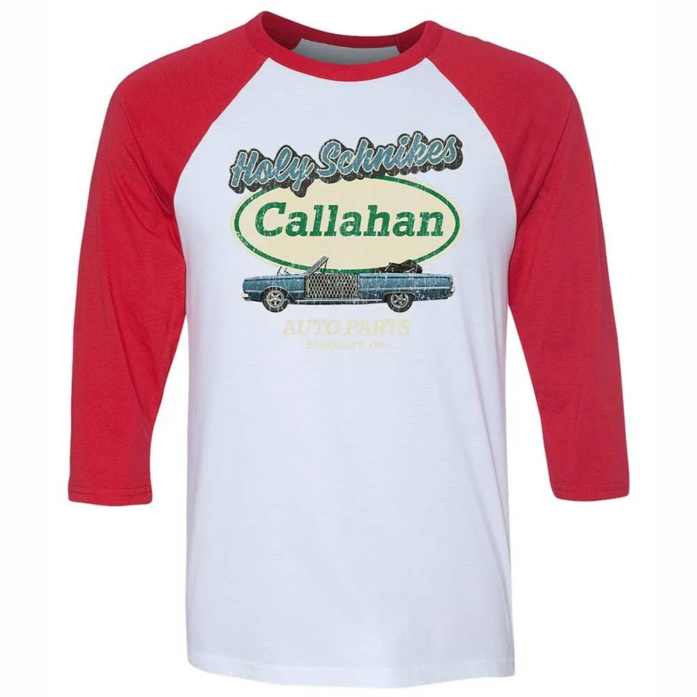 Unisex 3/4 Baseball Tee - BBW8S2XT - White/Red - 9