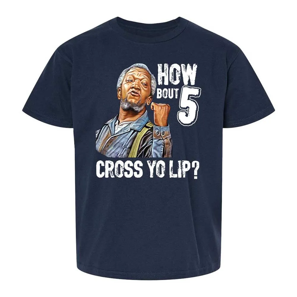 How bout 5 cross yo lip - Navy - 2