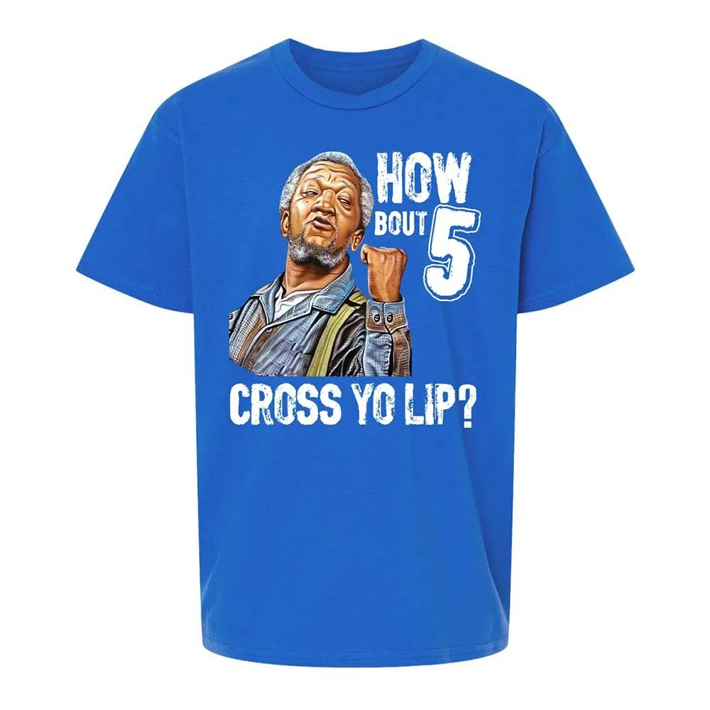 How bout 5 cross yo lip - Royal - 4