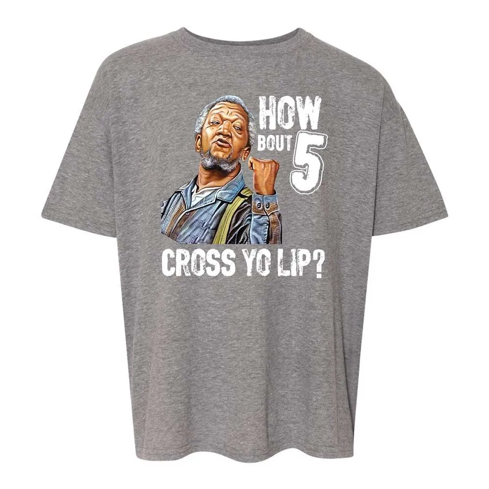 How bout 5 cross yo lip - Graphite Heather - 12
