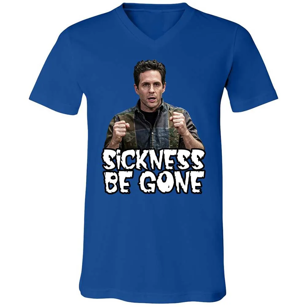 Unisex V-Neck T-Shirt - 5QDSN4E9 - True Royal - 4