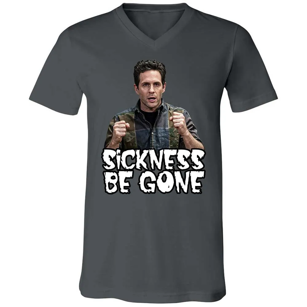 Unisex V-Neck T-Shirt - 5QDSN4E9 - Asphalt - 13
