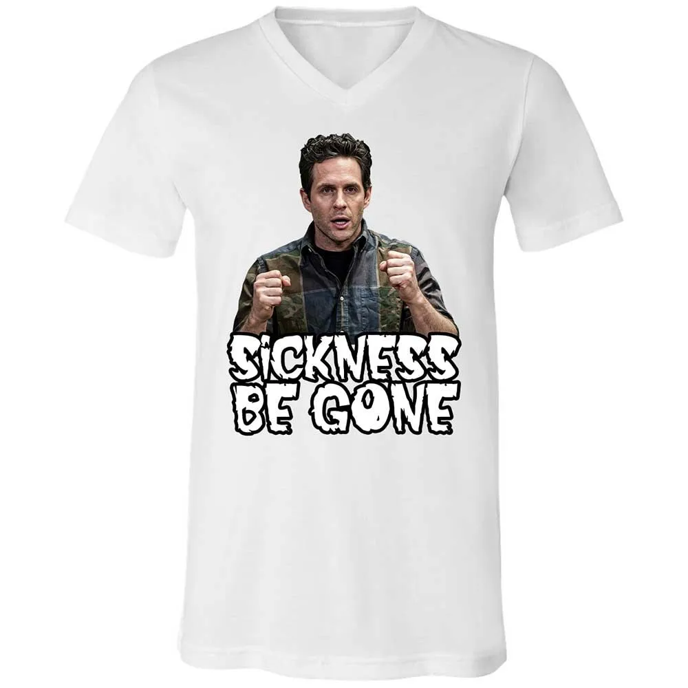 Unisex V-Neck T-Shirt - 5QDSN4E9 - White - 16