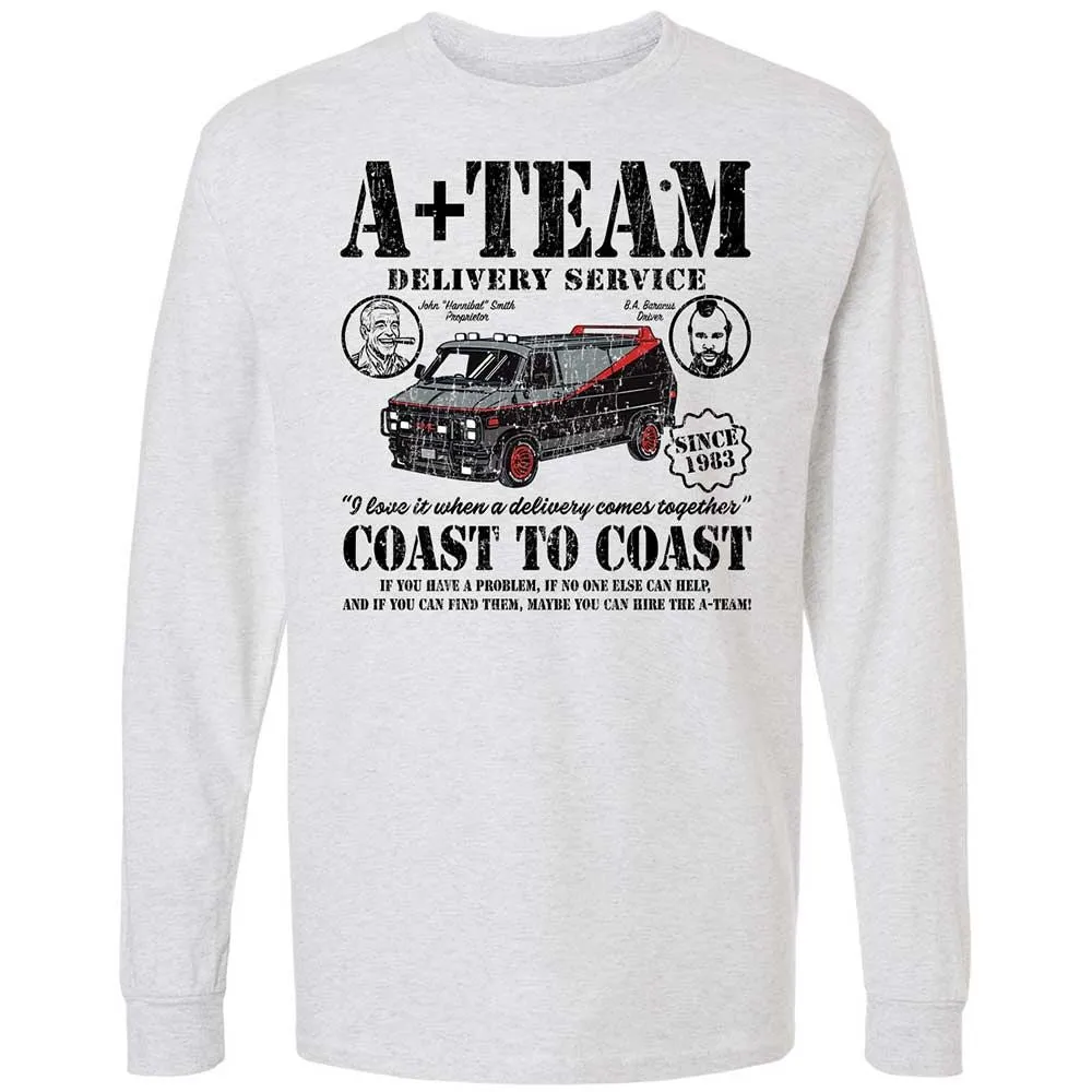 Long Sleeve T-Shirt - X3Z2EW35 - Ash - 2
