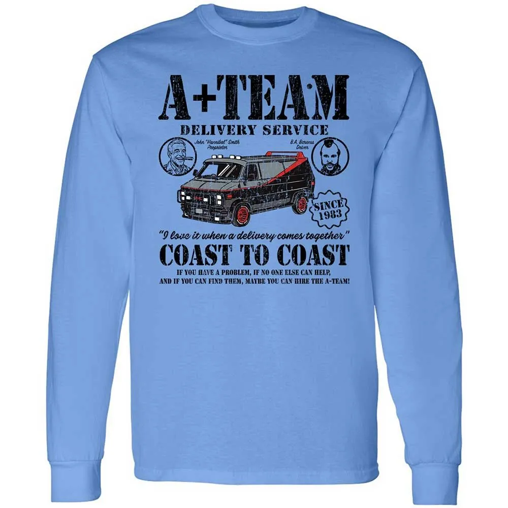 Long Sleeve T-Shirt - X3Z2EW35 - Carolina Blue - 5